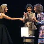  Anne-Sophie Mutter recibe el premio Yehudi Menuhin de manos de Doña Sofía