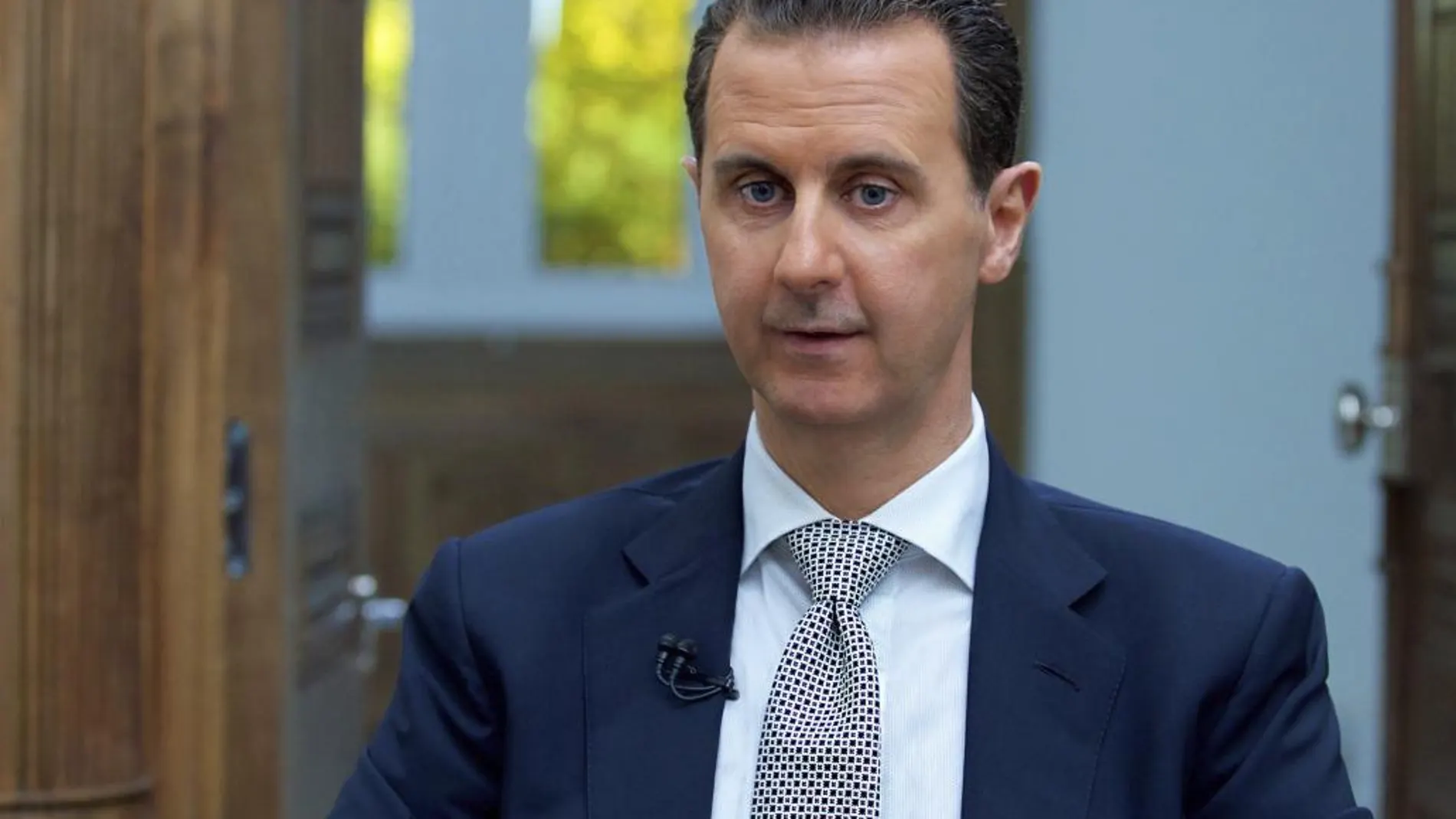 El presidente sirio, Bachar al Asad, en una entrevista concedida a una agencia de noticias internacional en Damasco esta semana