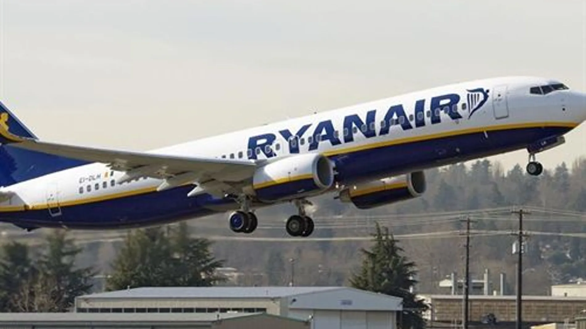 Despegue de un avión de Ryanair