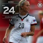 Lena Goeßling, jugadora de la Selección Femenina de Alemania