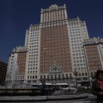 Edificio España en la Plaza de España