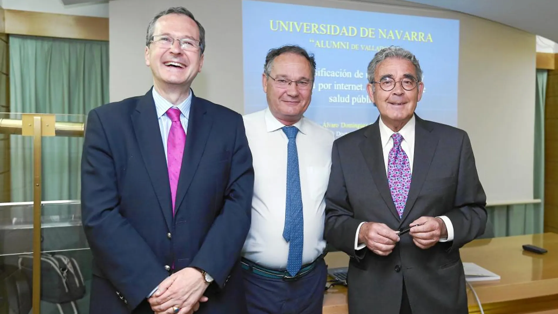 Laureano Trillo, José Antonio Otero y Álvaro Dómiguez-Gil Hurlé