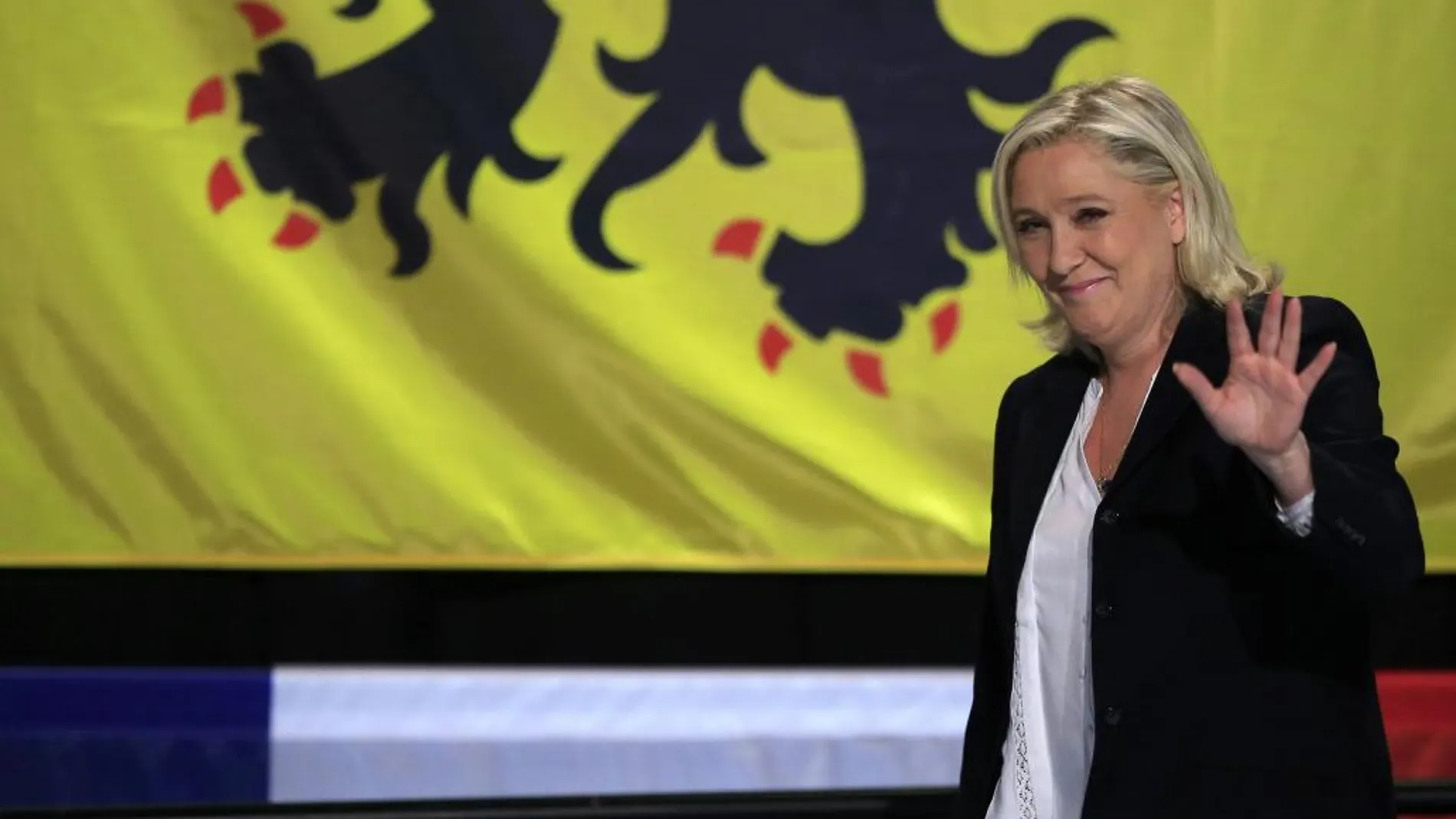 Marine Le Pen tras conocer los resultados