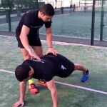 Tercer entrenamiento Alex Ghita pádel