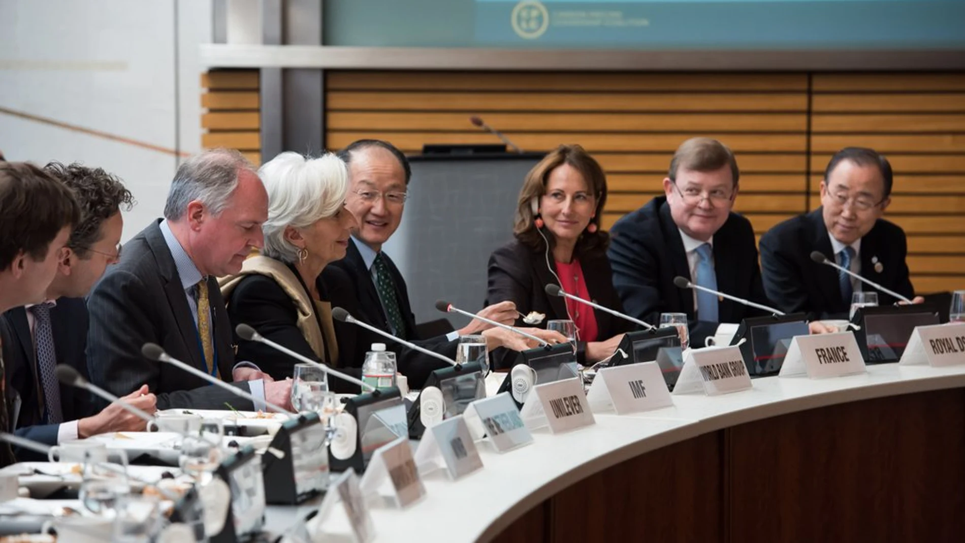 Imagen de la reunión de primavera del FMI y el Banco Mundial.
