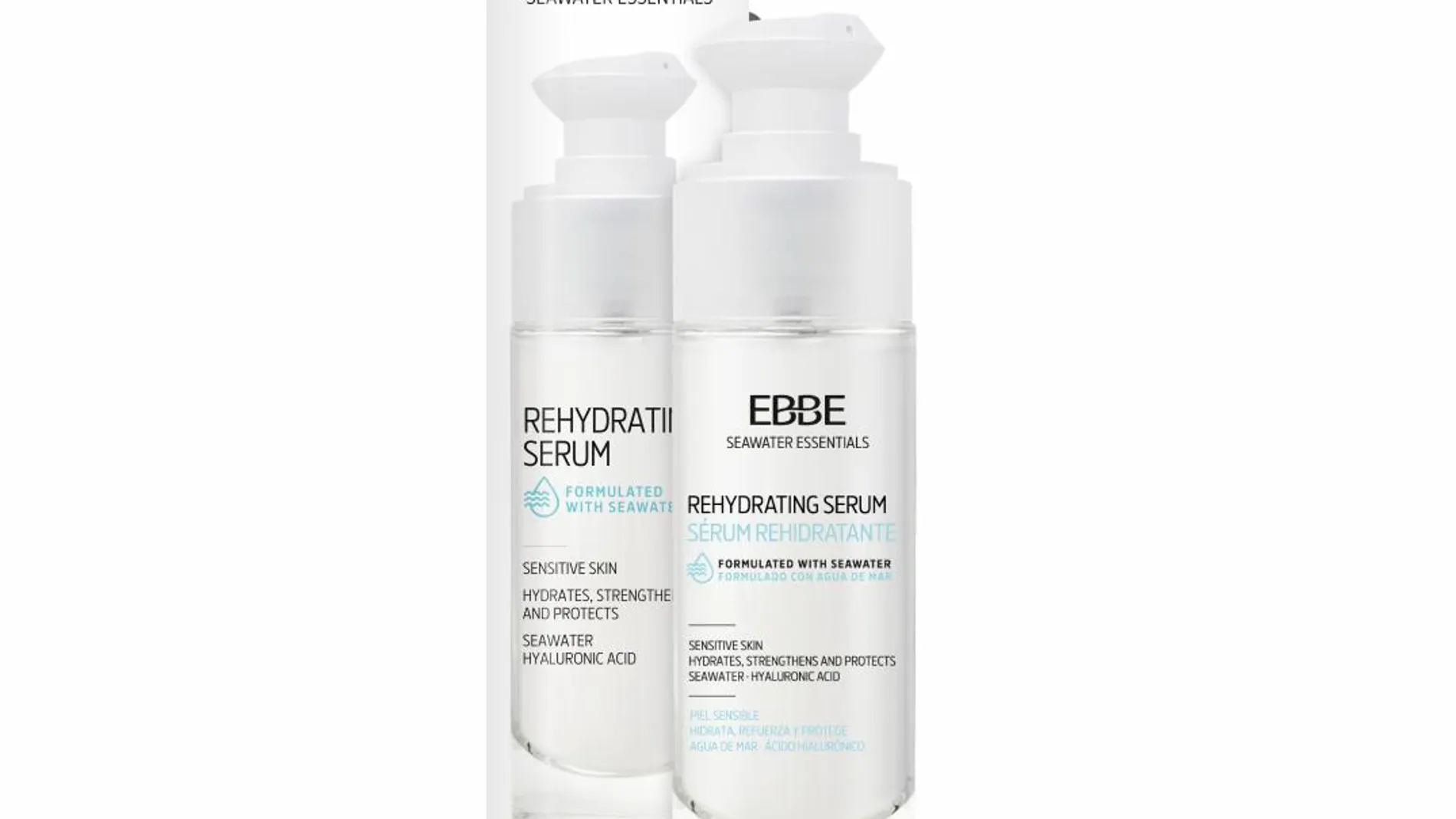 EBBE lanza el primer sérum rehidratante formulado con agua de mar