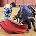 Francisco Rivera Ordóñez «Paquirri» toreando su última tarde como matador de toros en Sevilla