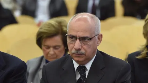El exdiputado socialista Luis Andrés García durante el juicio por la trama Pretoria de corrupción urbanística en Cataluña