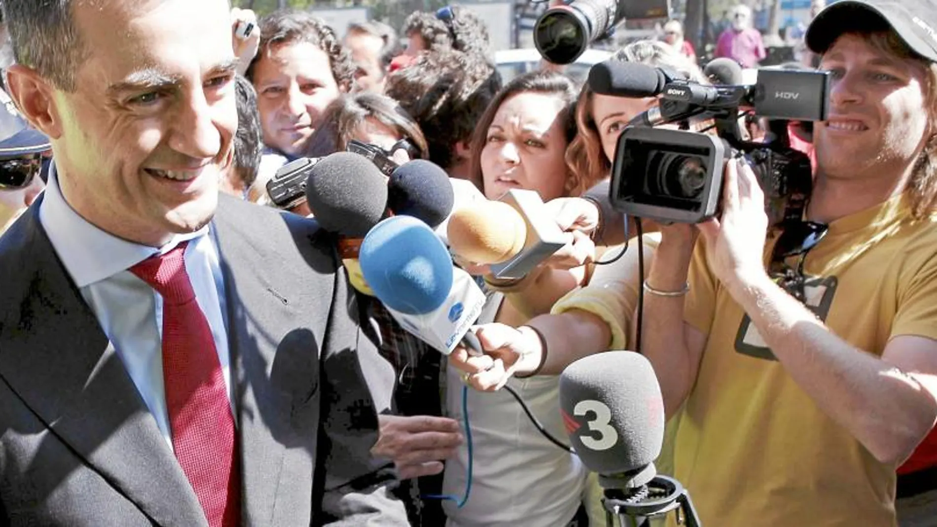El secretario general del PP de la Comunitat Valenciana, Ricardo Costa, su llegada al Palacio de Justicia,