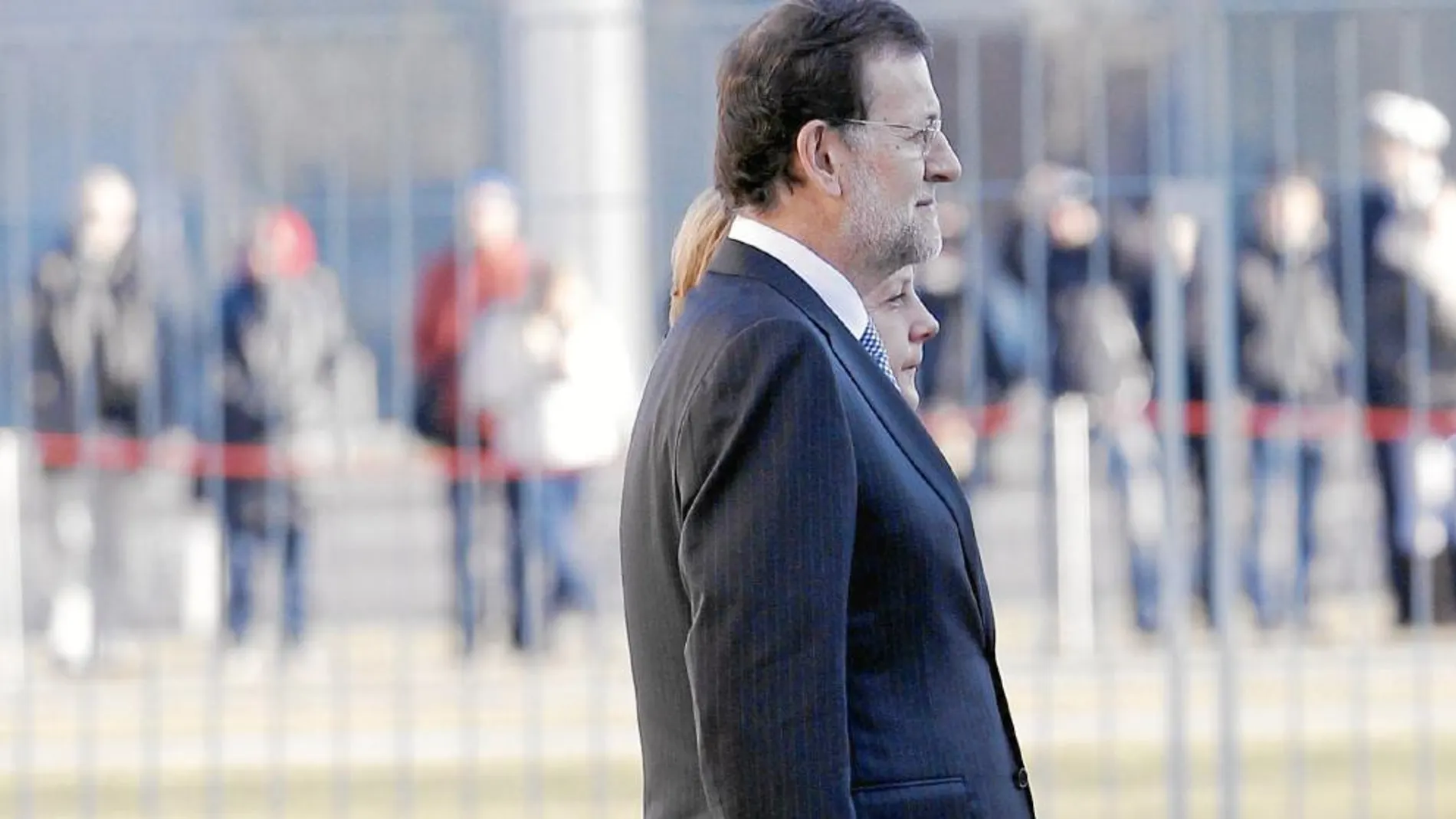 La canciller alemana, Angela Merkel, y el presidente del Ejecutivo español, Mariano Rajoy
