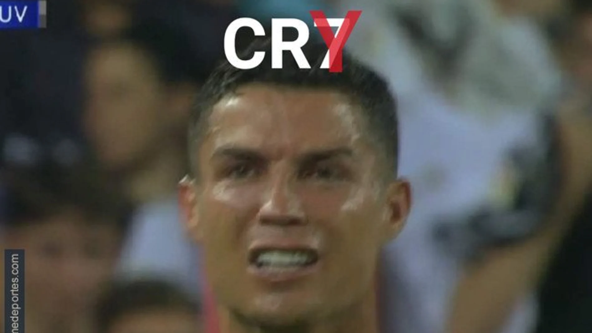 Los mejores memes de la expulsión y las lágrimas de Cristiano Ronaldo en Valencia
