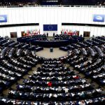 Vista general del Parlamento Europeo de Estrasburgo