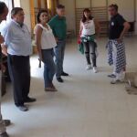 El presidente de la Diputación de Segovia, Francisco Vázquez, visita el albergue