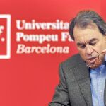 En la imagen, Artur Mas, ayer, durante la conferencia que impartió en el Campus Ciutadella de la Universidad Pompeu Fabra