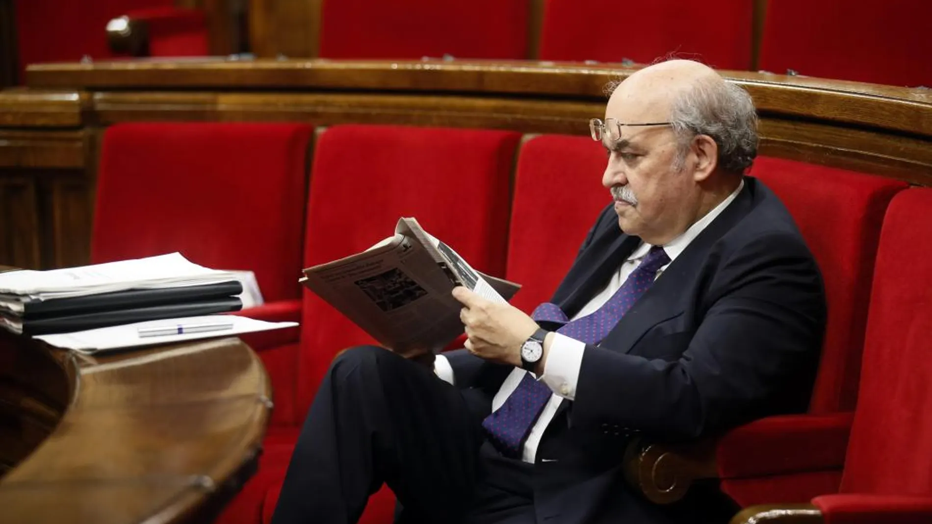 El consejero de Economía y Conocimiento de la Generalitat en funciones, Andreu Mas-Colell