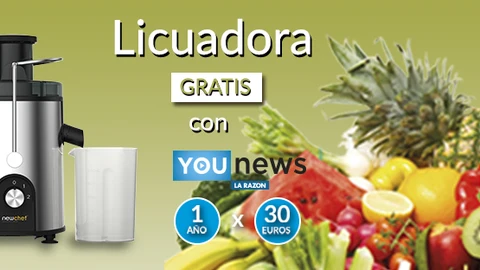 Consigue una licuadora gratis al suscribirte a YouNews durante un año por sólo 30€