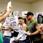 Los vecinos de Arganzuela se han enzarzado en el Pleno/Foto: Cristina Bejarano