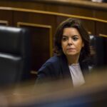La vicepresidenta del Gobierno, Soraya Sáenz de Santamaría