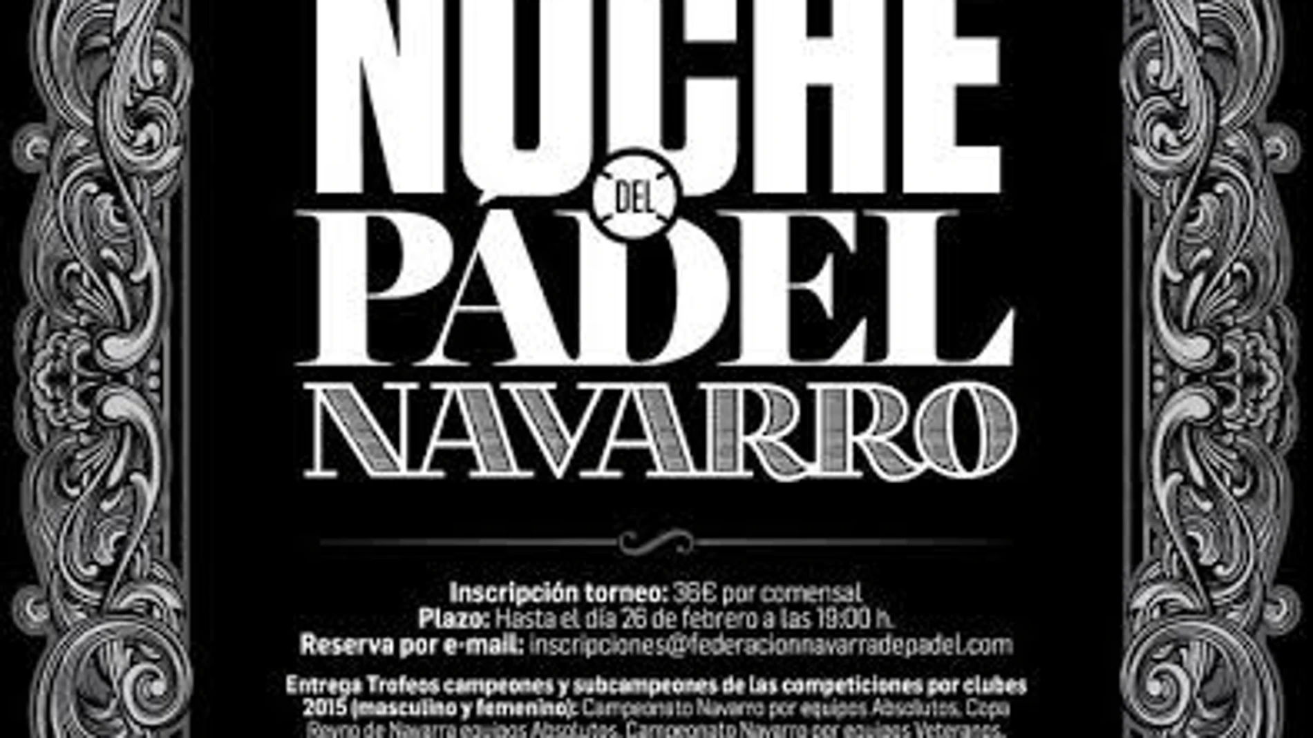 Cartel de la cita en Navarra
