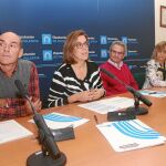 Ángeles Armisén presenta el proyecto junto a De la Fuente, Aguado y Maza