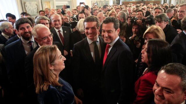Moreno junto a Casado / Foto: Manuel Olmedo