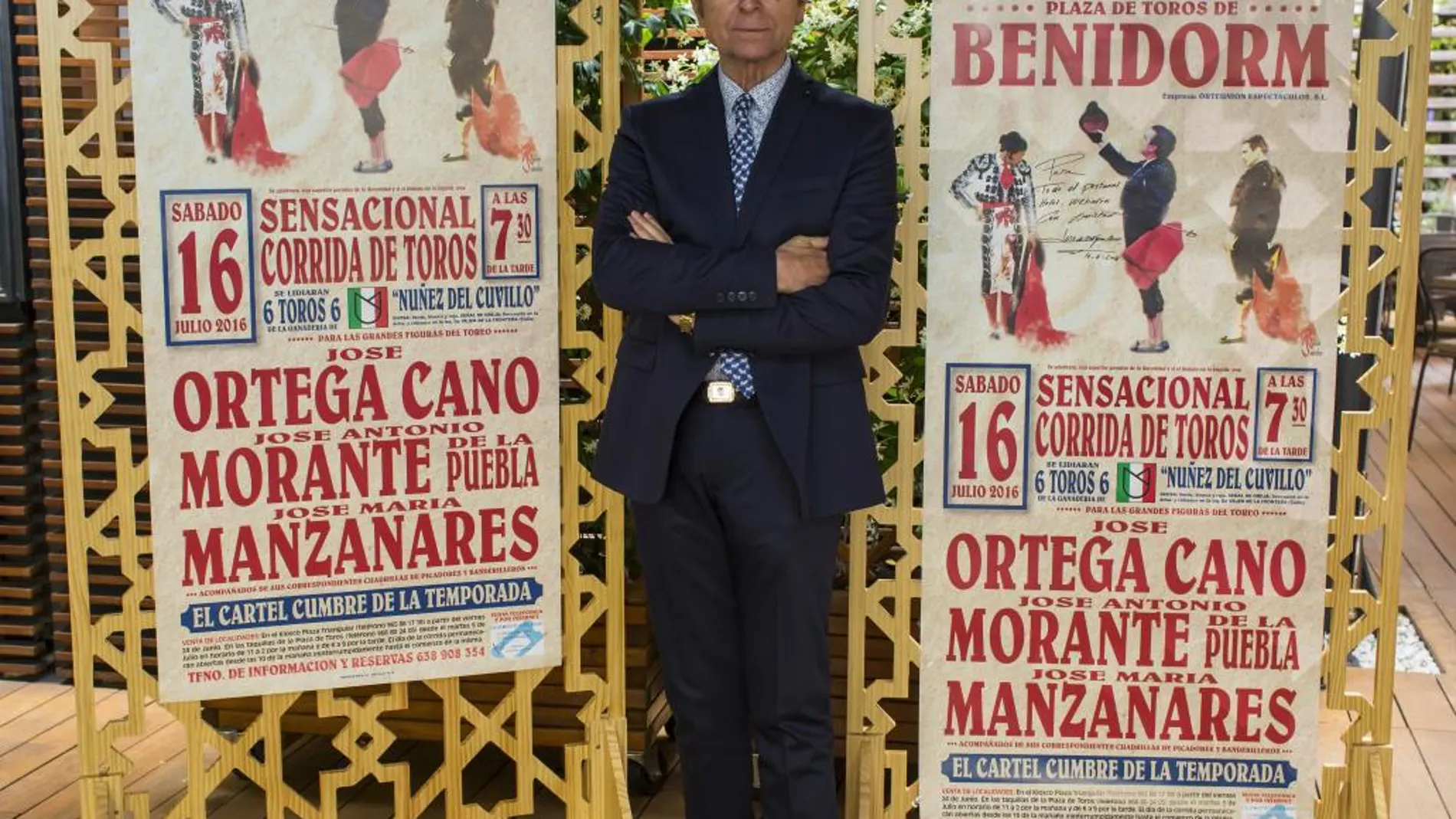 Ortega Cano reaparece junto a Manzanares y Morante