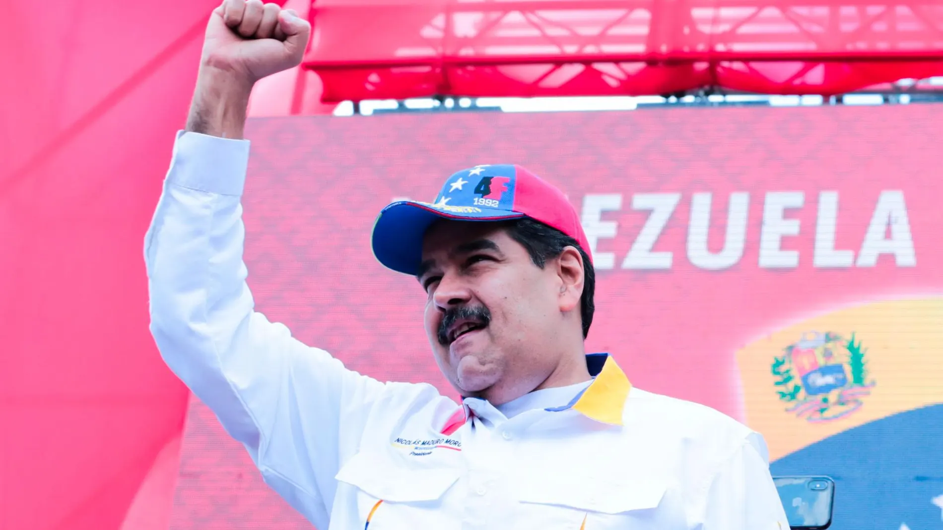 El líder chavista de Venezuela Nicolás Maduro