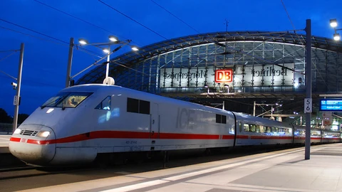 La compañía de trenes, Deutsche Bahn (DB)