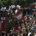 Portugal festeja hoy el primer título de selecciones de Portugal/ Ap
