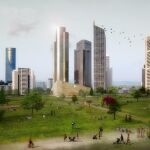 Maqueta del proyecto Castellana Norte