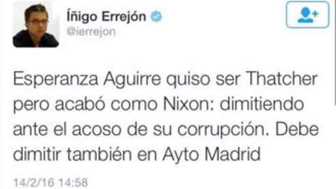 El politólogo Errejón confunde a Reagan con Nixon