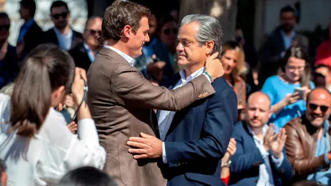 Marcos de Quinto y Albert Rivera en un encuentro de Ciudadanos / Foto: Efe