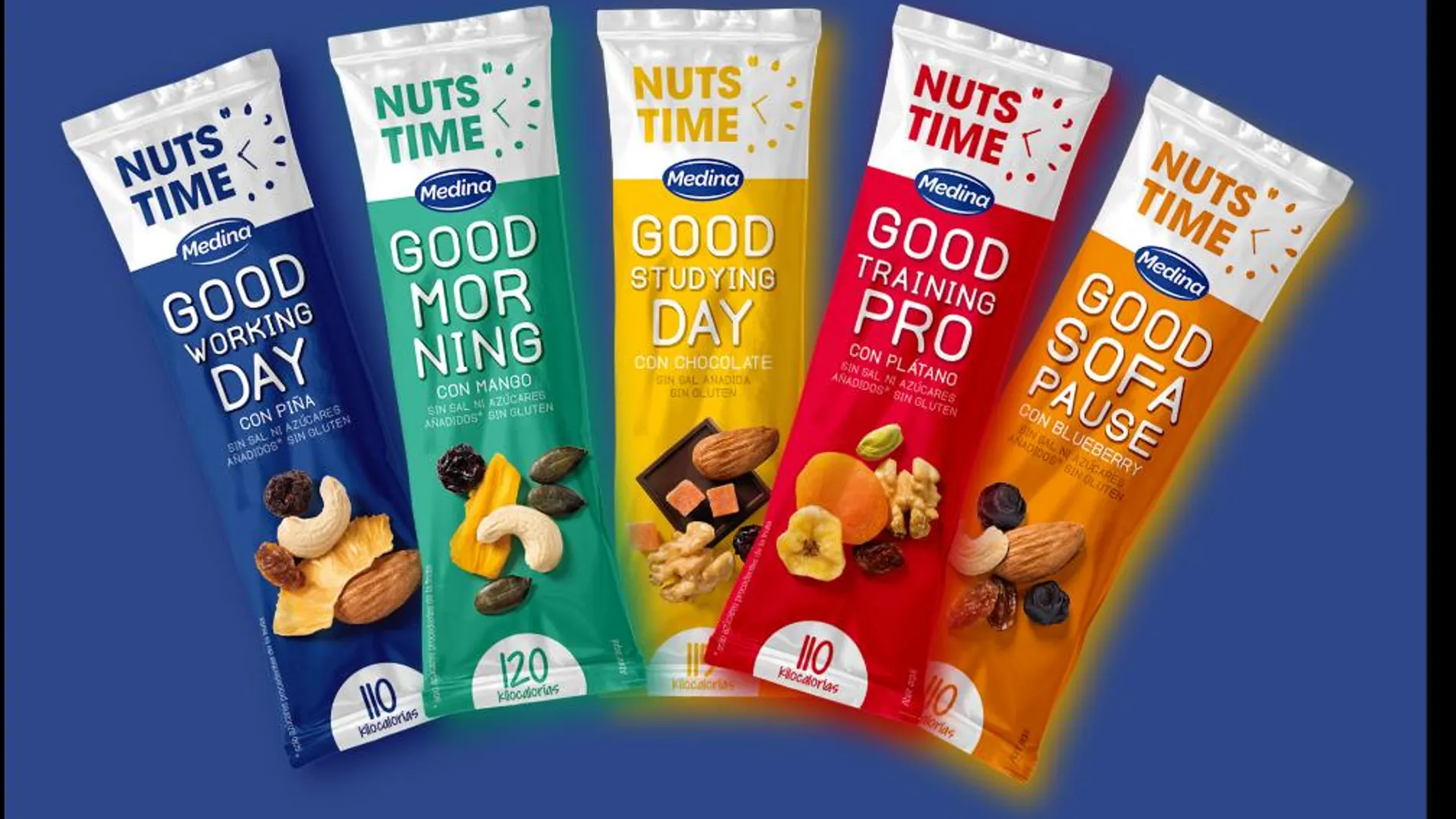 Aperitivos Medina presenta Nuts Time, su nueva línea de snacks saludables para llevar