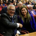 Javier Arenas y Teresa Ruiz-Sillero, senadores por designación autonómica / Foto: Manuel Olmedo