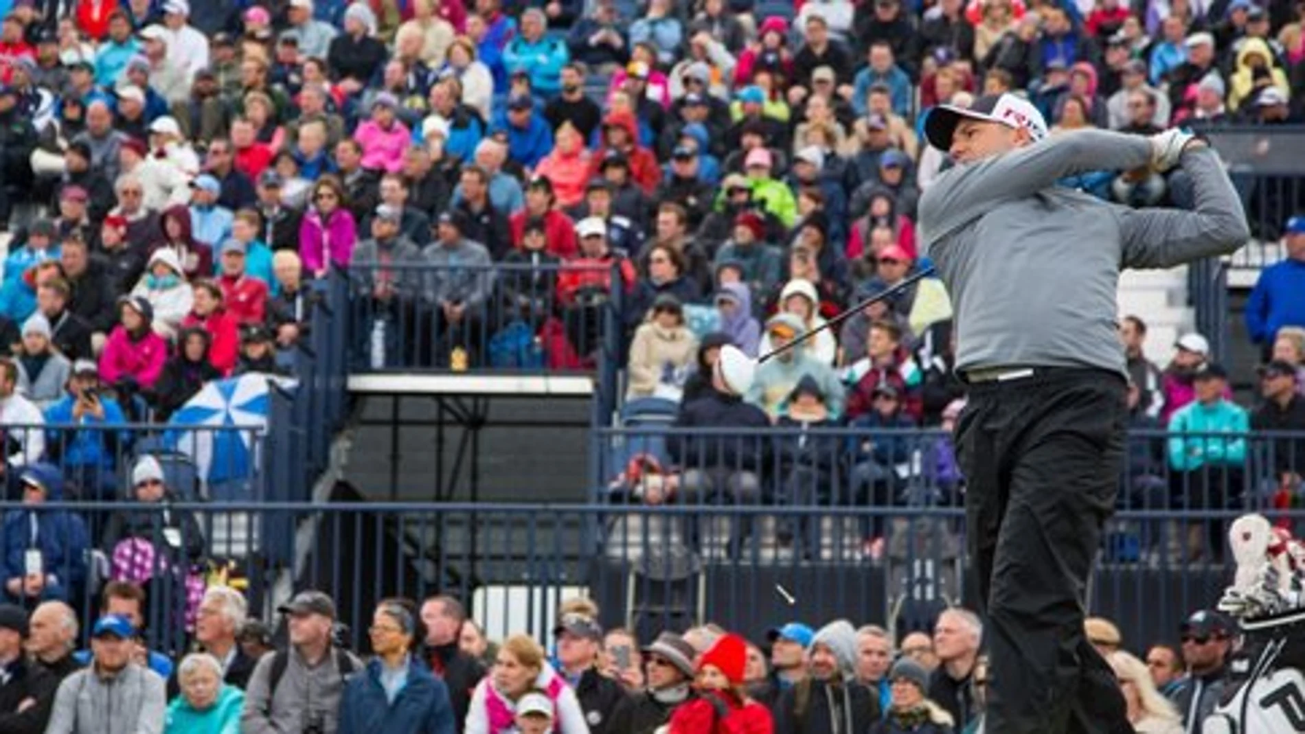 Sergio García en el The Open