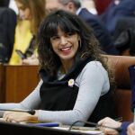 Teresa Rodriguez, en el Parlamento