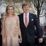 El monarca con la reina Maxima de Holanda