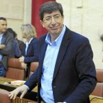El portavoz de Ciudadanos en el Parlamento andaluz, Juan Marín
