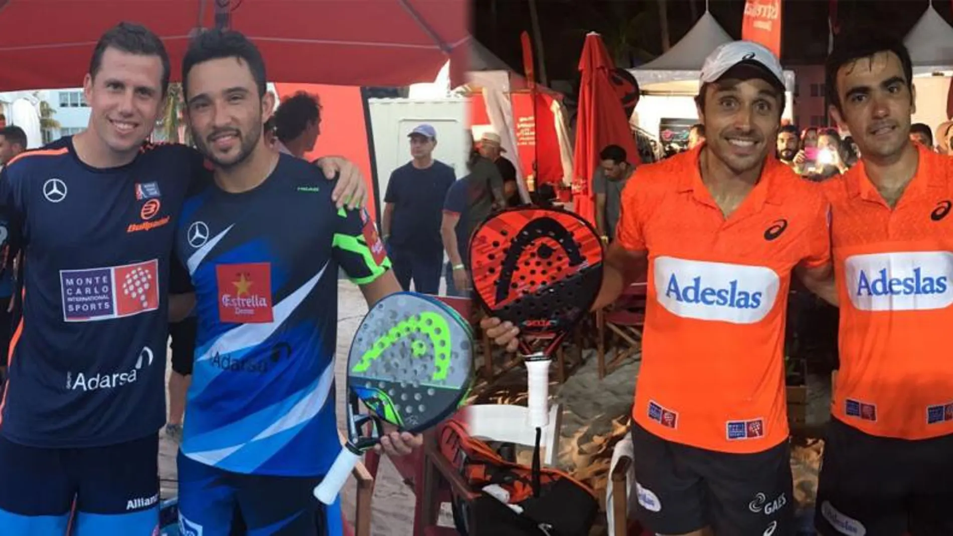 Finalistas de la prueba de Miami