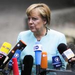 Rueda de prensa de la canciller alemana, Angela Merkel