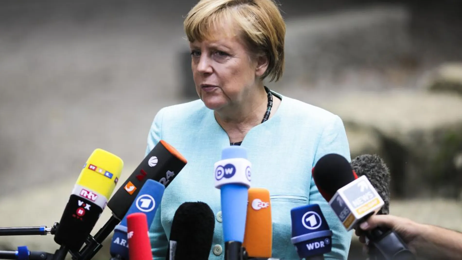 Rueda de prensa de la canciller alemana, Angela Merkel