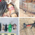 Los migrantes se valieron, de nuevo, de cal viva, excrementos y ácidos para acceder a la ciudad autónoma / Guardia Civil
