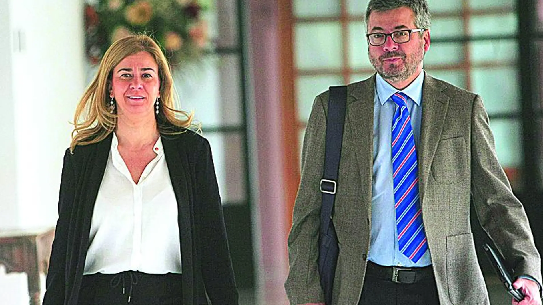 Los diputados Teresa Ruiz-Sillero y Miguel Ángel Torrico