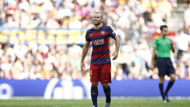 El defensa del FC Barcelona, Mascherano