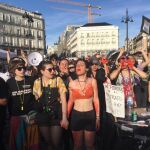 Agresión a mujeres maltratadas en la concentración de Podemos