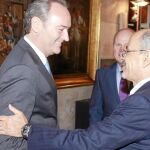 El presidente Fabra se reúne esta semana con 19 embajadores árabes, en la foto con el Marruecos