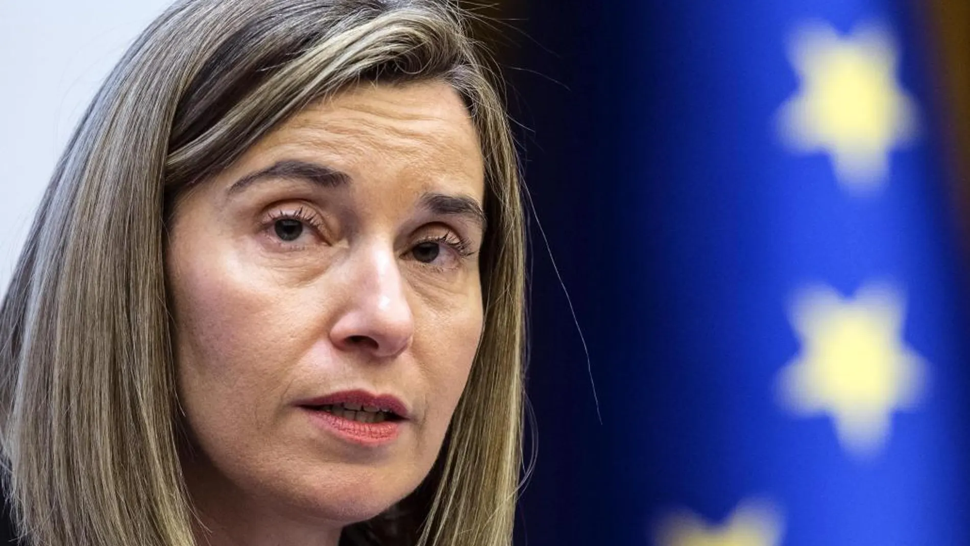 La alta representante de la Unión Europea para la Política Exterior, Federica Mogherini