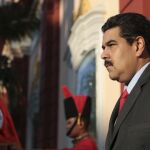 Nicolas Maduro, en el palacio de Miraflores