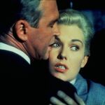 James Stewart y Kim Novak, protagonistas de Vértigo