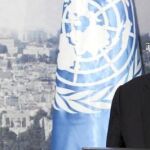 El presidente palestino, Mahmud Abas, durante una rueda de prensa en Ramala